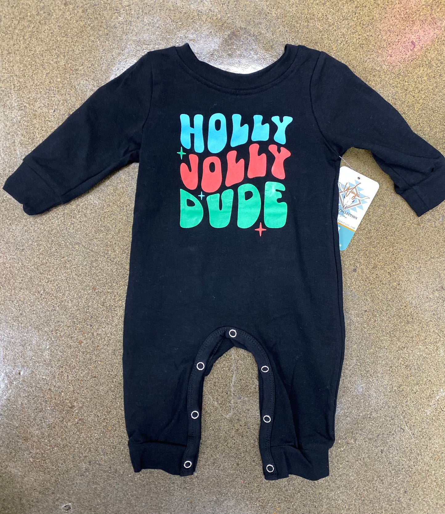 Holly Jolly Dude Romper