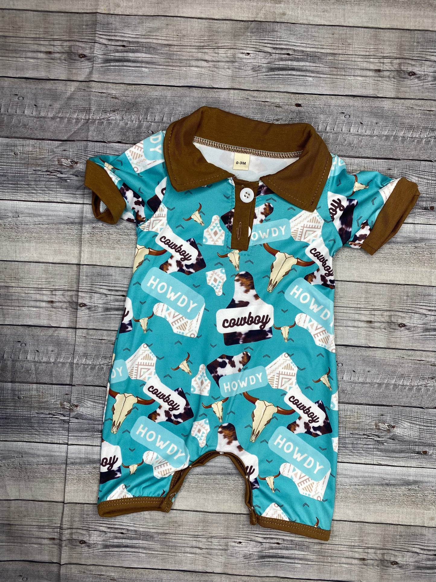 Howdy Cowboy Romper