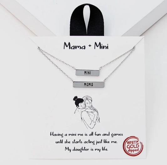 Mama Mini Bar Necklace