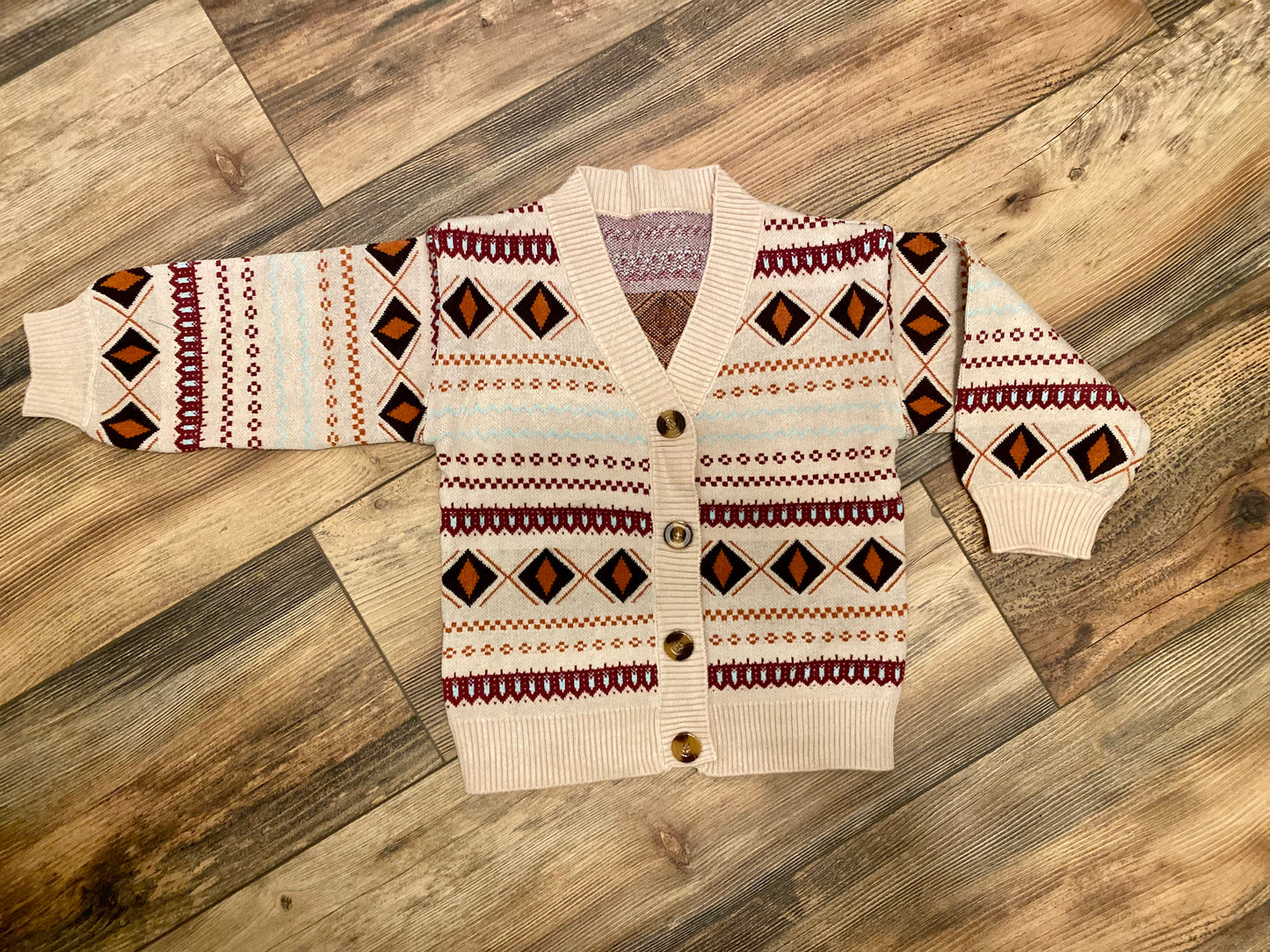 Geometric Cardigan