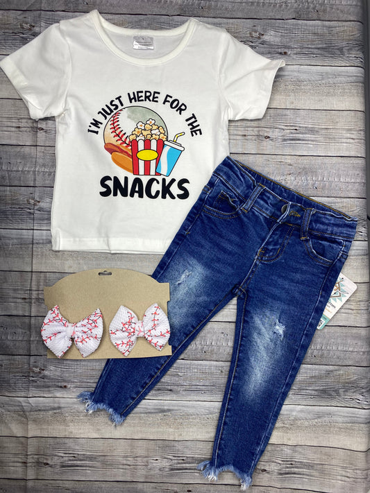 Here for the Snacks Tee