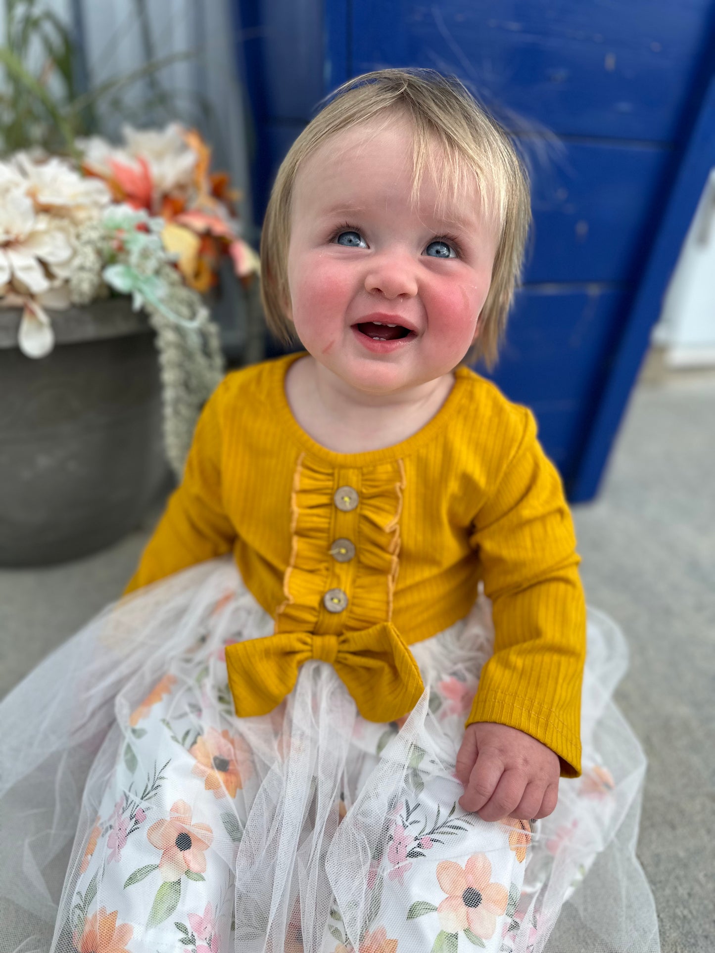 Yellow Flower Dress