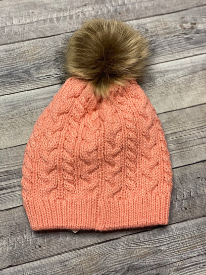 Cable Knit Pom Pom Beanie